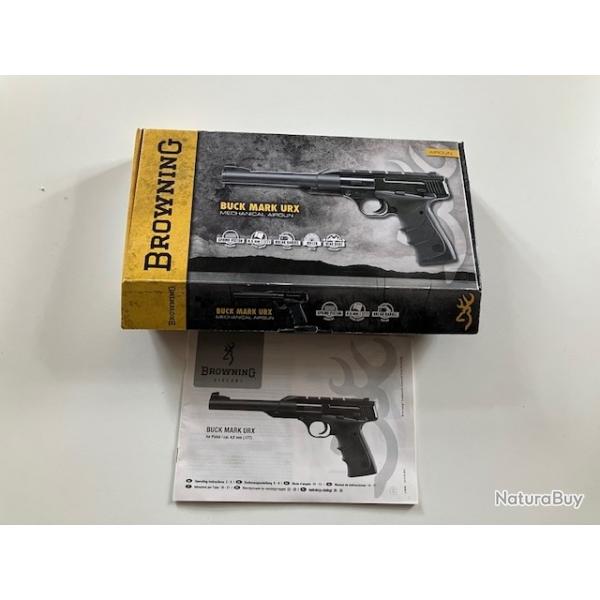 Pistolet Browning Buckmark URX 4,5mm plomb avec bote