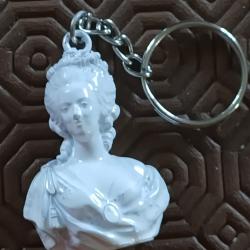 Porte clés marie Antoinette blanc