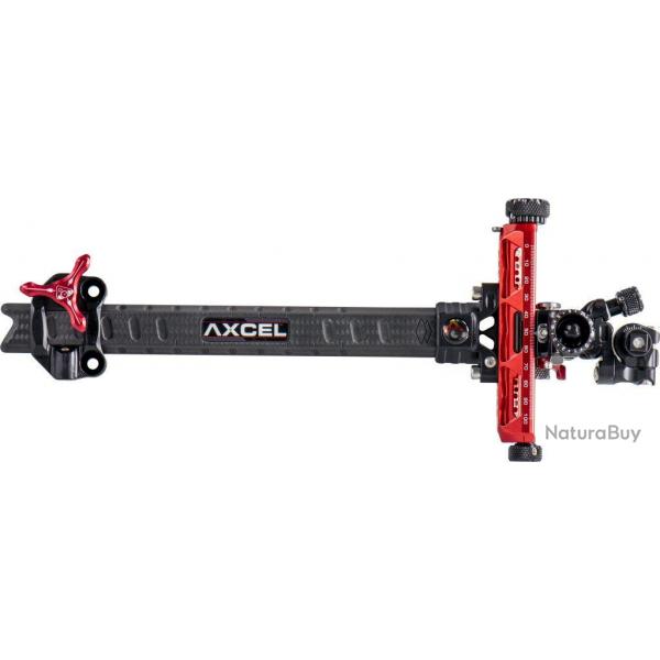 AXCEL - Viseur Compound Achieve XP Pro UHM Diamond Carbon 9" ROUGE GAUCHER (LH)
