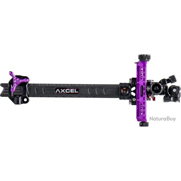 AXCEL - Viseur Compound Achieve XP Pro UHM Diamond Carbon 9" DROITIER (RH) VIOLET