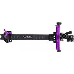 AXCEL - Viseur Compound Achieve XP Pro UHM Diamond Carbon 9" GAUCHER (LH) VIOLET