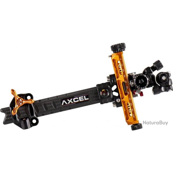 AXCEL - Viseur Compound Achieve XP Pro UHM Diamond Carbon 6" ORANGE GAUCHER (LH)