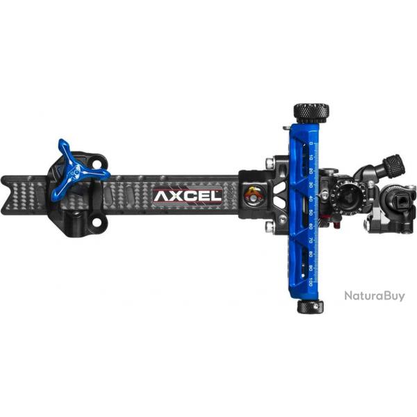 AXCEL - Viseur Compound Achieve XP Pro UHM Diamond Carbon 6" BLEU GAUCHER (LH)
