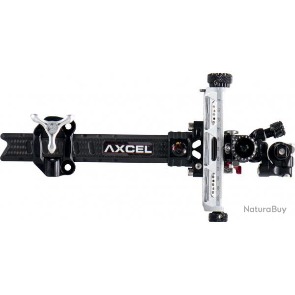 AXCEL - Viseur Compound Achieve XP Pro UHM Diamond Carbon 6" DROITIER (RH) ARGENT