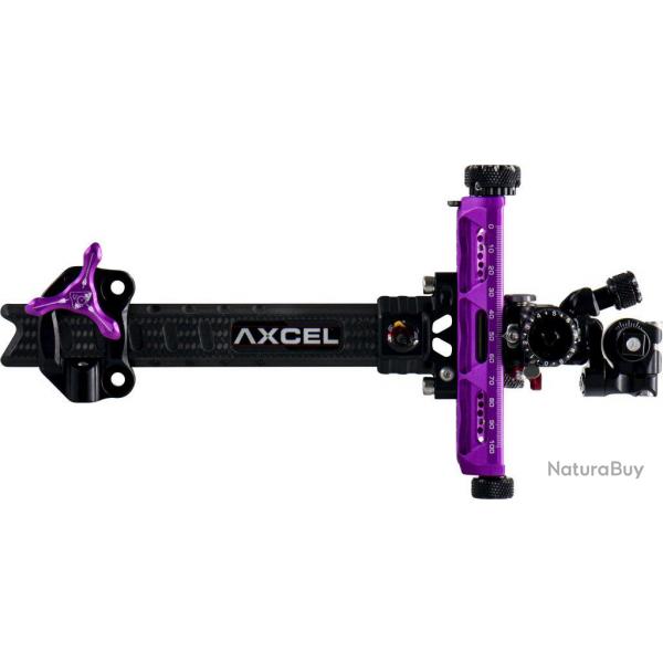 AXCEL - Viseur Compound Achieve XP Pro UHM Diamond Carbon 6" DROITIER (RH) VIOLET