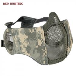 masque CS tactique protection en maille métallique -**acu