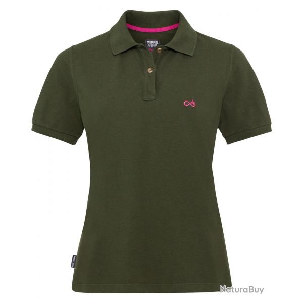Polo femme Organic (Couleur: Vert, Taille: XL)
