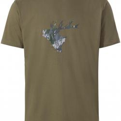 T Shirt Cerf Couleur Vert Cerf camo