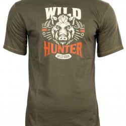 T-shirt Wild Hunter (Modèle: Sanglier, Taille: XL)