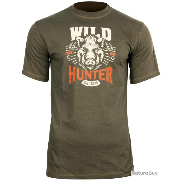 T-shirt Wild Hunter (Modle: Sanglier, Taille: XL)
