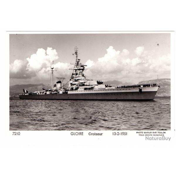 CPA - Marine Militaire -GLOIRE Croiseur 13-2-1951 N1529