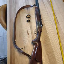 Carabine mixte cz 586-13 model 2 Cal 16/70 . 7/57r  Collier de montage originaux .