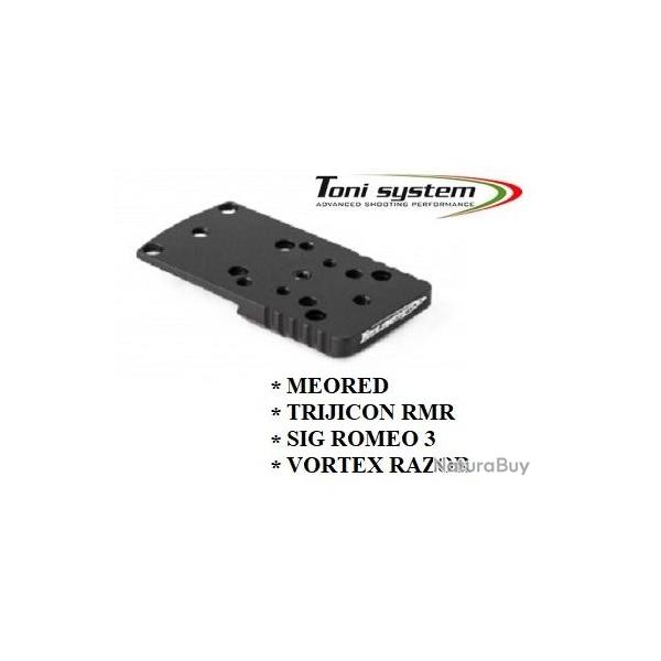 Embase TONI SYSTEM (type B) C-MORE - MEOSIGHT - TRIJICON - VORTEX pour CZ P10C - P10F