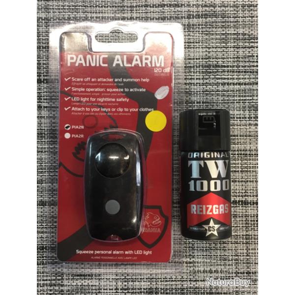 Kit panic alarm dfense personnelle