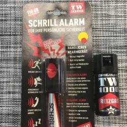 Kit « schrill alarm » défense personnelle