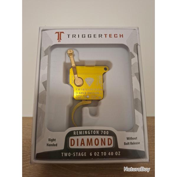 Dtente / Trigger - Triggertech Diamond REM 700 two stages - PRO CURVE - GOLD EDITION - NEUF