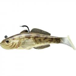 Leurre Souple Live Target Goby Paddle Tail 9cm 21g 9cm par 3 Natural