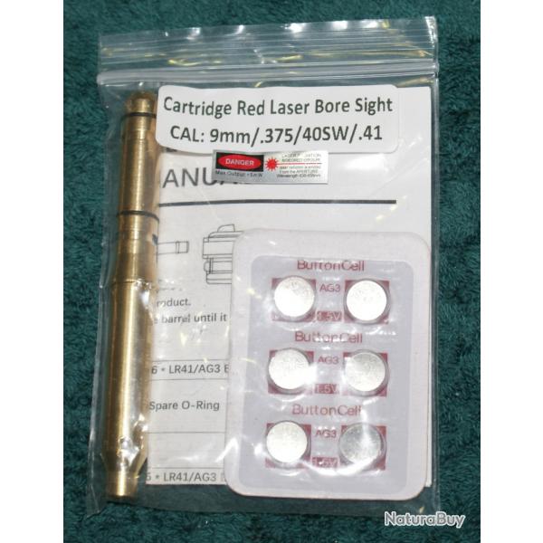 Douille de rglage Laser Rouge Cal.  9mm-375-40SW-41