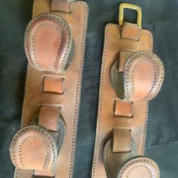Support pour les fusils en cuir, artisanale