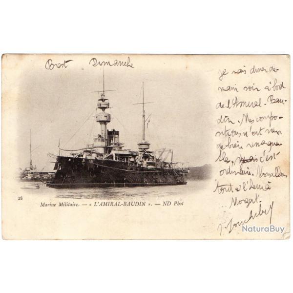 CPA - Marine Militaire -L'AMIRAL - BAUDIN - N1400