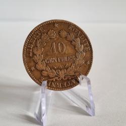 Rare Superbe 10 Centimes Cérès 1895 A Paris , XIXème Siècle 19ème