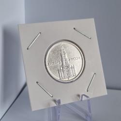 Rare 2 Reichsmark Argent 1934 D ,Commémorative, Allemagne , IIIème Reich , WW2 , WWII