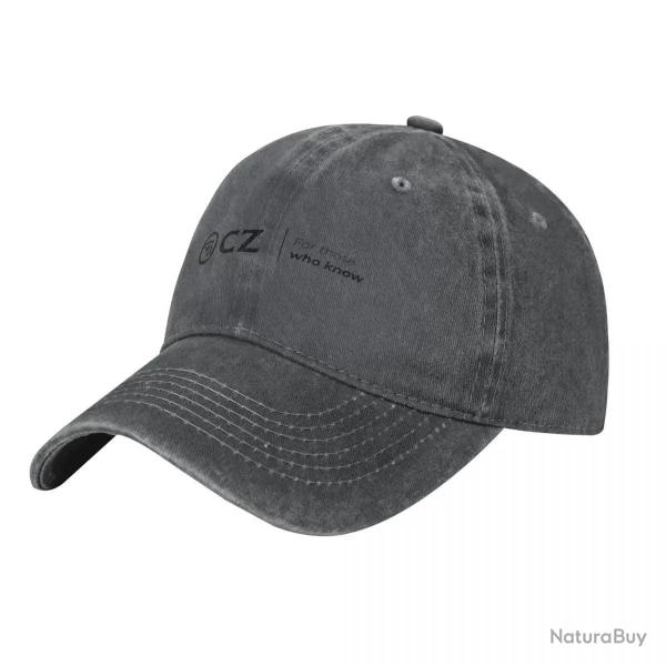 Casquette CZ Firearms - Gris fonc / Unique