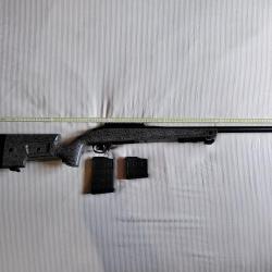 CARABINE B14 HMR GAUCHER 308W + 3 CHARGEURS + RAIL