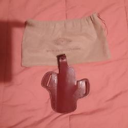 Holster cuir Valganch de ceinture.Pour revolver 4 pouces et model 1911.Neuf.