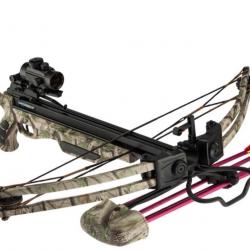 Pack Arbalète à poulie SHOOT AGAIN Compound 175lbs avec point rouge,carquois,traitsNeuf