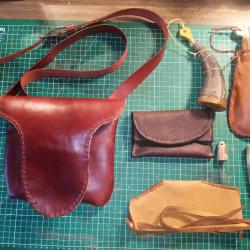 Ensemble trappeur, coureur des bois, old west pour tir poudre noire