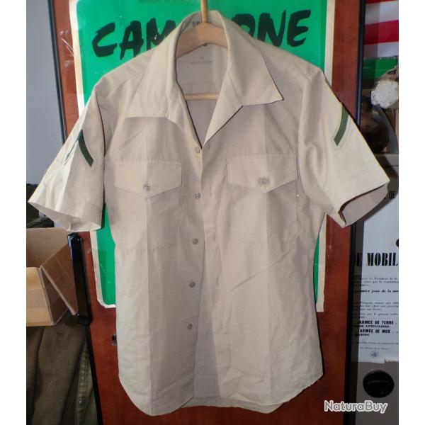 ARMEE AMERICAINE U.S : CHEMISE MILITAIRE DE L'ARMEE AMERICAINE  ,Taille MEDIUM 15 OU 39-40 OU M ,COU