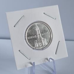 Rare 2 Reichsmark Argent 1934 F , Commémorative , Allemagne , IIIème Reich , WW2 , WWII