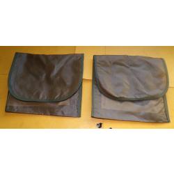 ARMEE AMERICAINE U.S : LOT DE 2 TABATIERES EN PLASTIQUE POUR GARDER LE TABAC AU SEC , DIMENSION 18 C