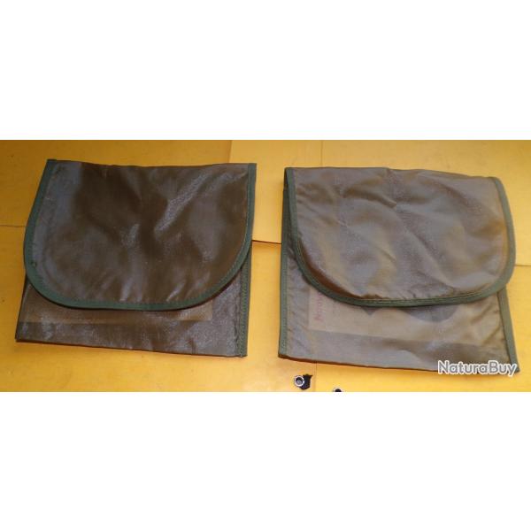 ARMEE AMERICAINE U.S : LOT DE 2 TABATIERES EN PLASTIQUE POUR GARDER LE TABAC AU SEC , DIMENSION 18 C