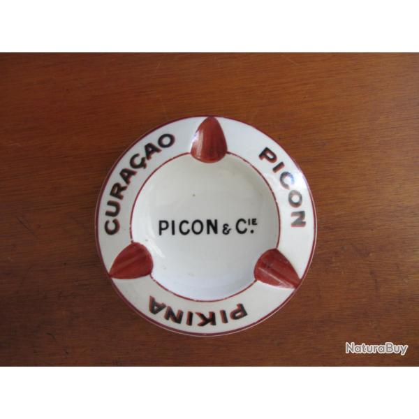 Cendrier Publicitaire Picon & Cie - Porcelaine 1940