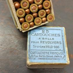 cartouches à balles pour REVOLVERS Système VELO-DOG