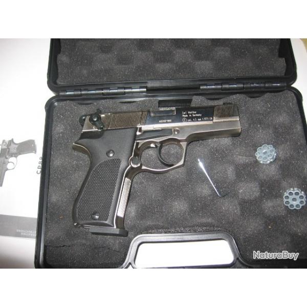 PISTOLET WALTHER CP88 3,5 NICKEL