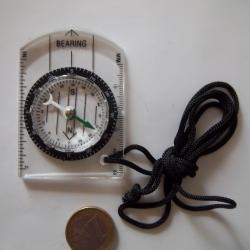 équipement de survie, militaire randonnée mini-boussole neuve avec règle carte