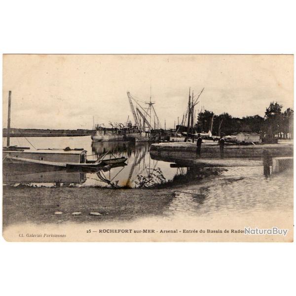 CPA - Marine Militaire - ROCHEFORT-  sur -MER - Arsenal -Entre du Bassin de Radoub N1560
