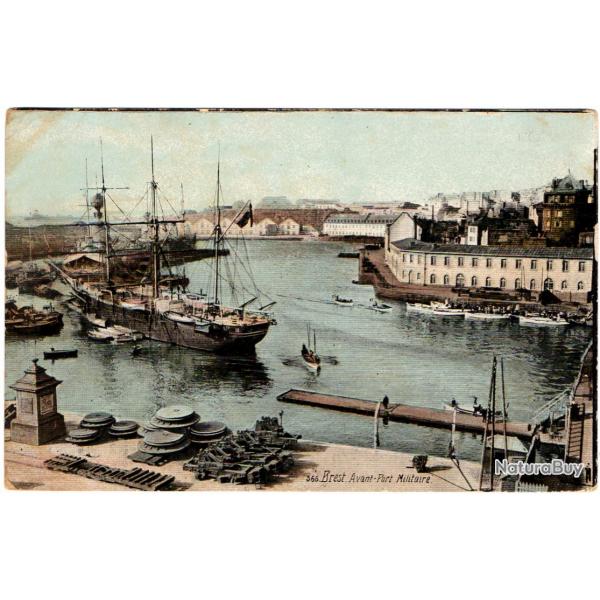 CPA - Marine Militaire-Brest Avant Port Militaire N1552
