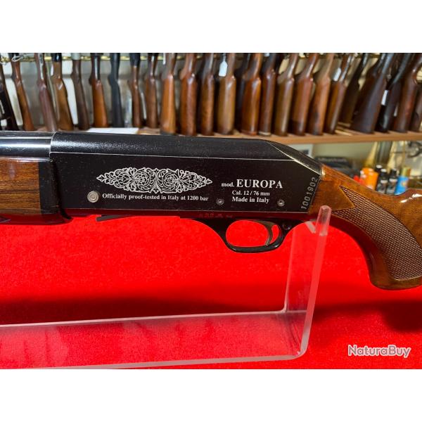 Fusil SEMI-AUTOMATIQUE FABARM : , model : EUROPA, Calibre : 12/76, occasion, TRS BON TAT , 61 cm.