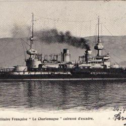 CPA - Marine Militaire Français - "Le Charlemagne " cuirasse d'escadre N°1540