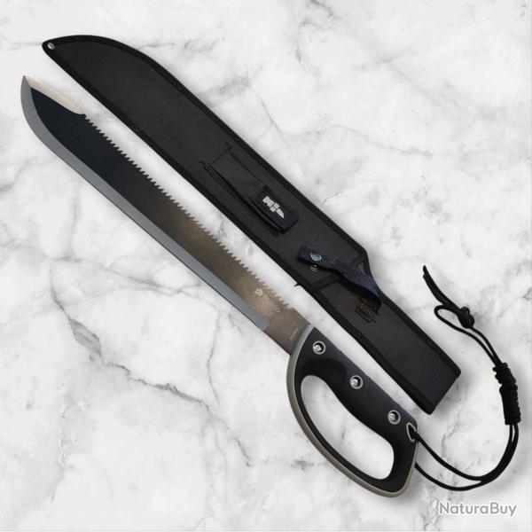 Machette Trento - Lame Crante 45,5 cm | Spcial Aventure & Survie