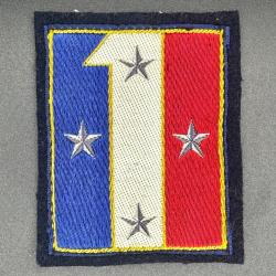 (61.003) Insigne tissu 1er CA : Corps d'Armée