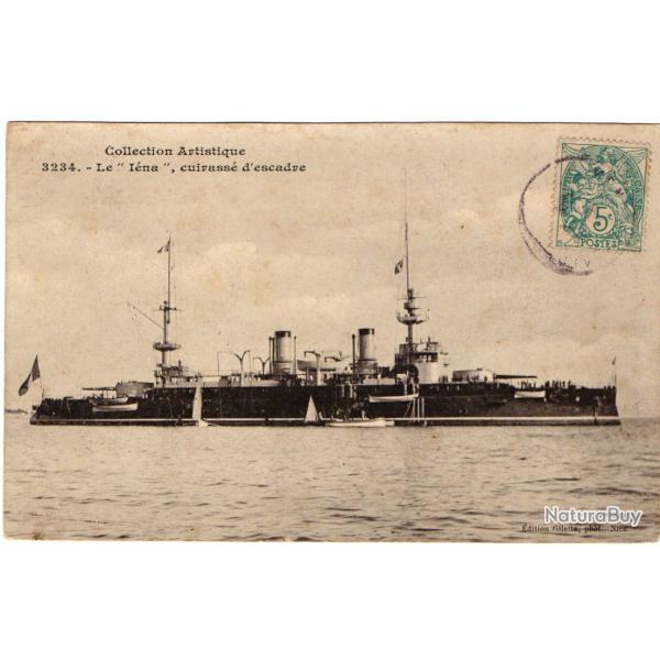 CPA - Marine Militaire Franais - Collection Artistique Le " Iena "cuirasse d'escadre N1544