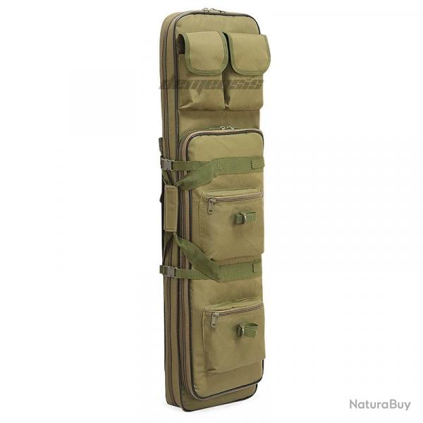 tui Souple Tactique Fusils Pistolets Sac  Dos Transport Carabine Chasse Airsoft Tir Vert100cm