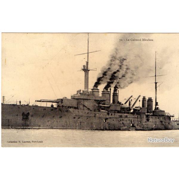 CPA - Marine Militaire -Le Cuirasse Mirabeau  N1546