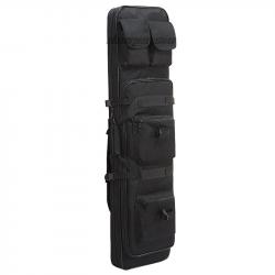 Étui Souple Tactique Fusils Pistolets Sac à Dos Transport Carabine Chasse Airsoft Tir Noir 120cm