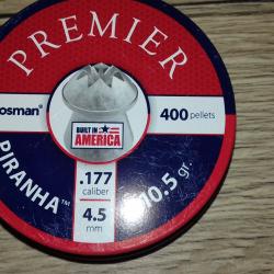 plombs Crosman piranha 4.5 mm (ou .177) neufs